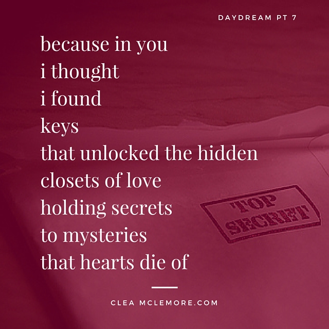 Daydream, Pt 7, by Clea McLemore