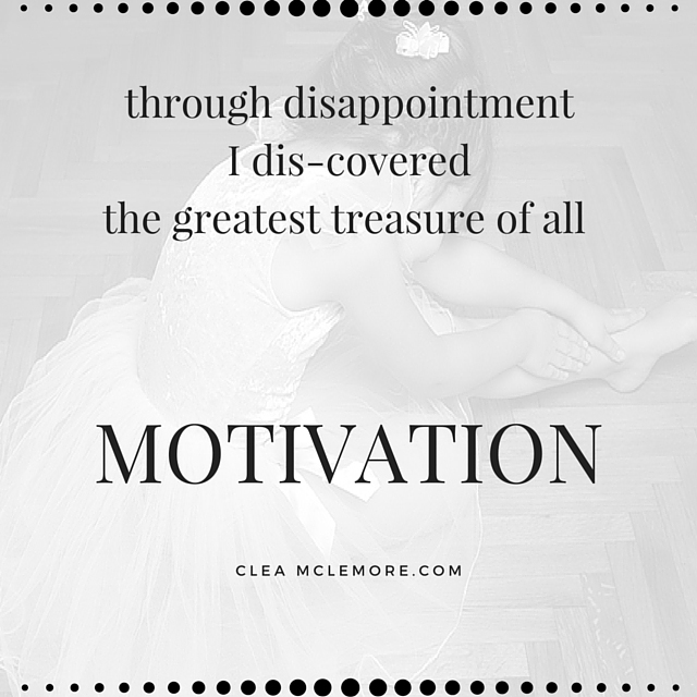 MOTIVATION, by Clea McLemore