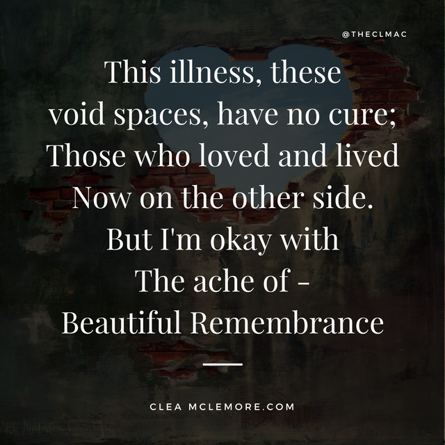 beautiful-remembrance, by Clea McLemore