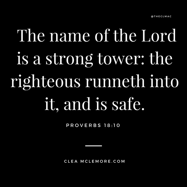 strong-tower, proverbs 18:10