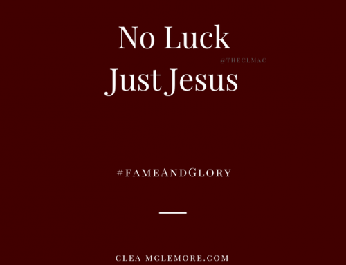 There’s No Such Thing As Luck – No Luck, Just Jesus